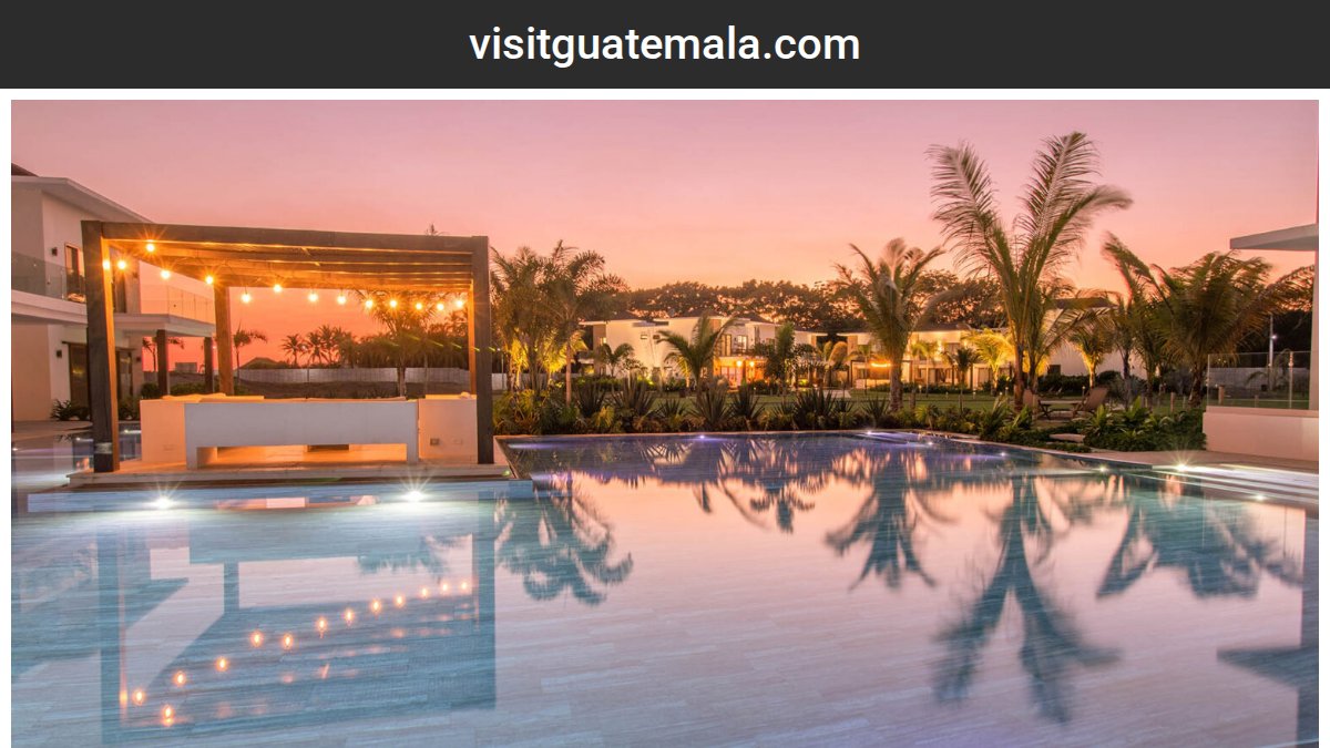 Screenshot of visitguatemala.com interface